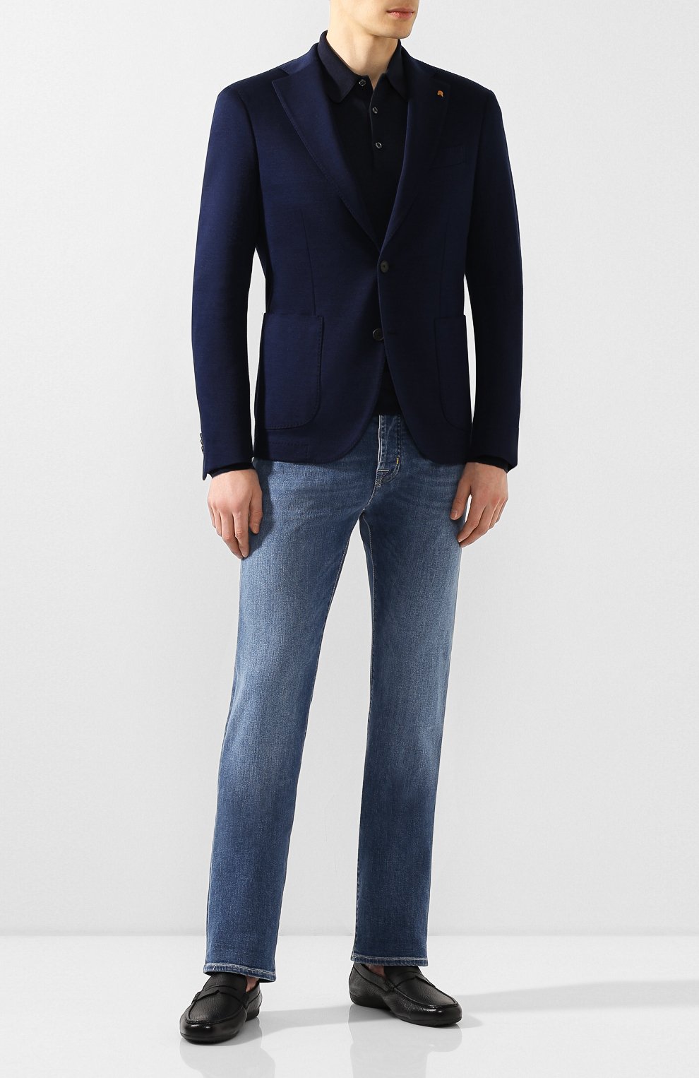 Кожаные мокасины MORESCHI, арт. 90041969, фото 2