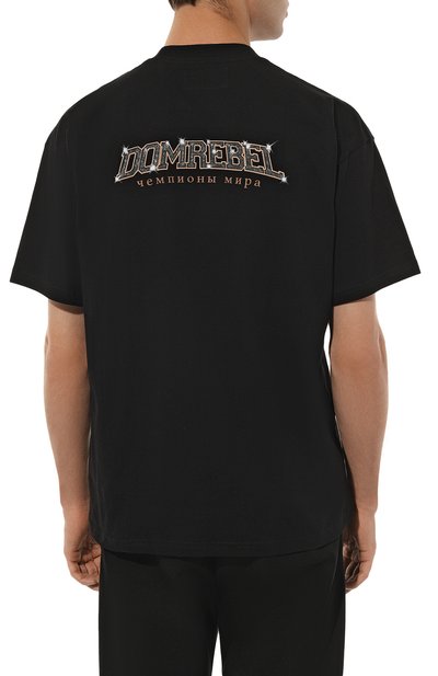 Хлопковая футболка DOMREBEL, арт. M PUNCHLINE/T-SHIRT, фото 4
