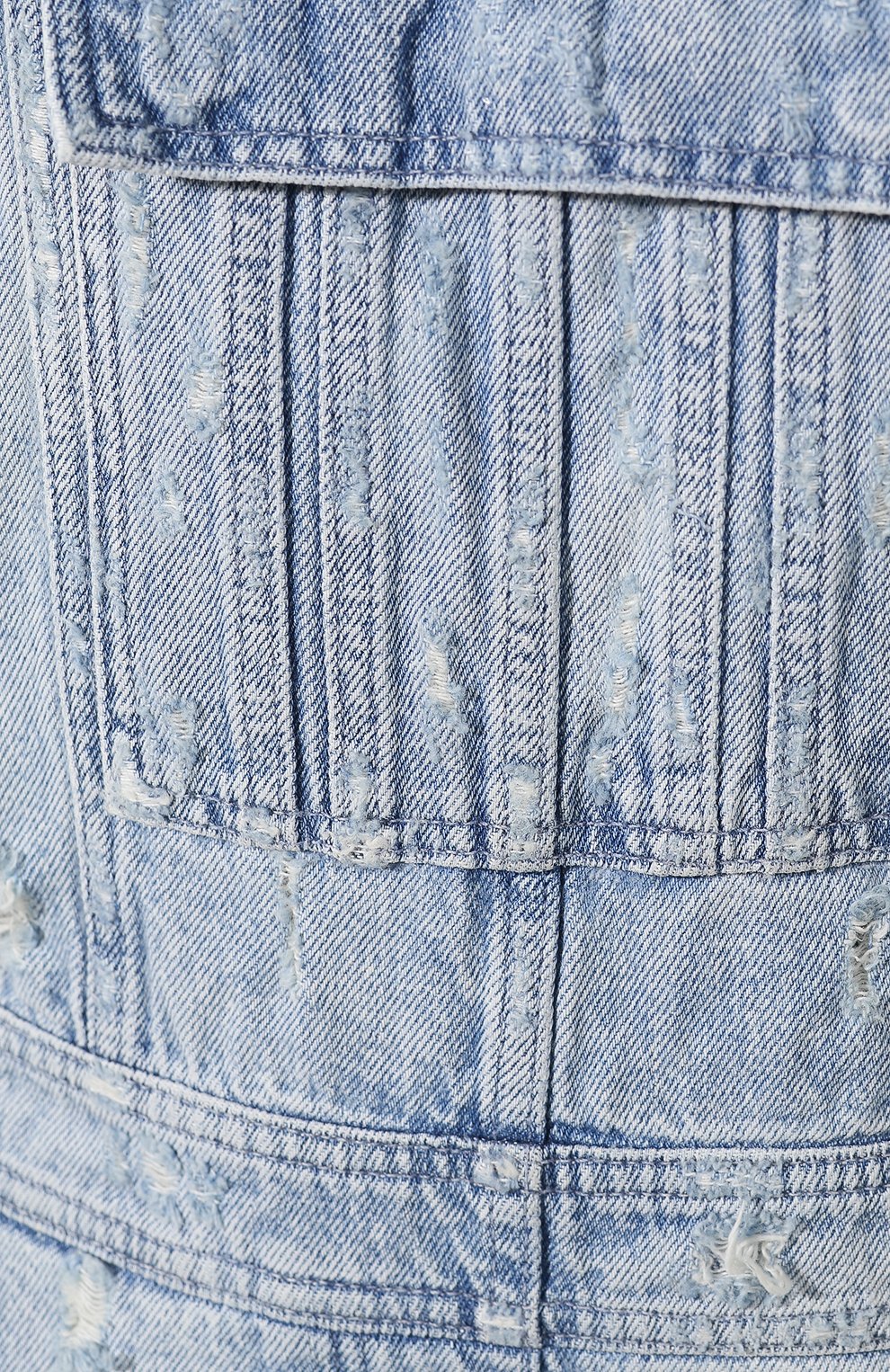 Джинсовый комбинезон BALMAIN синего цвета по цене 130500 руб., арт. RF15357/D044, фото 5 Джинсовый комбинезон BALMAIN, арт. RF15357/D044, фото 5