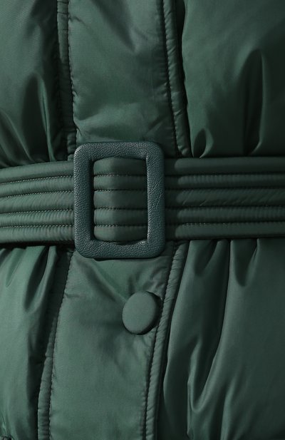 Однотонный стеганый пуховик с поясом и капюшоном IENKI IENKI, арт. KILLER J, фото 5