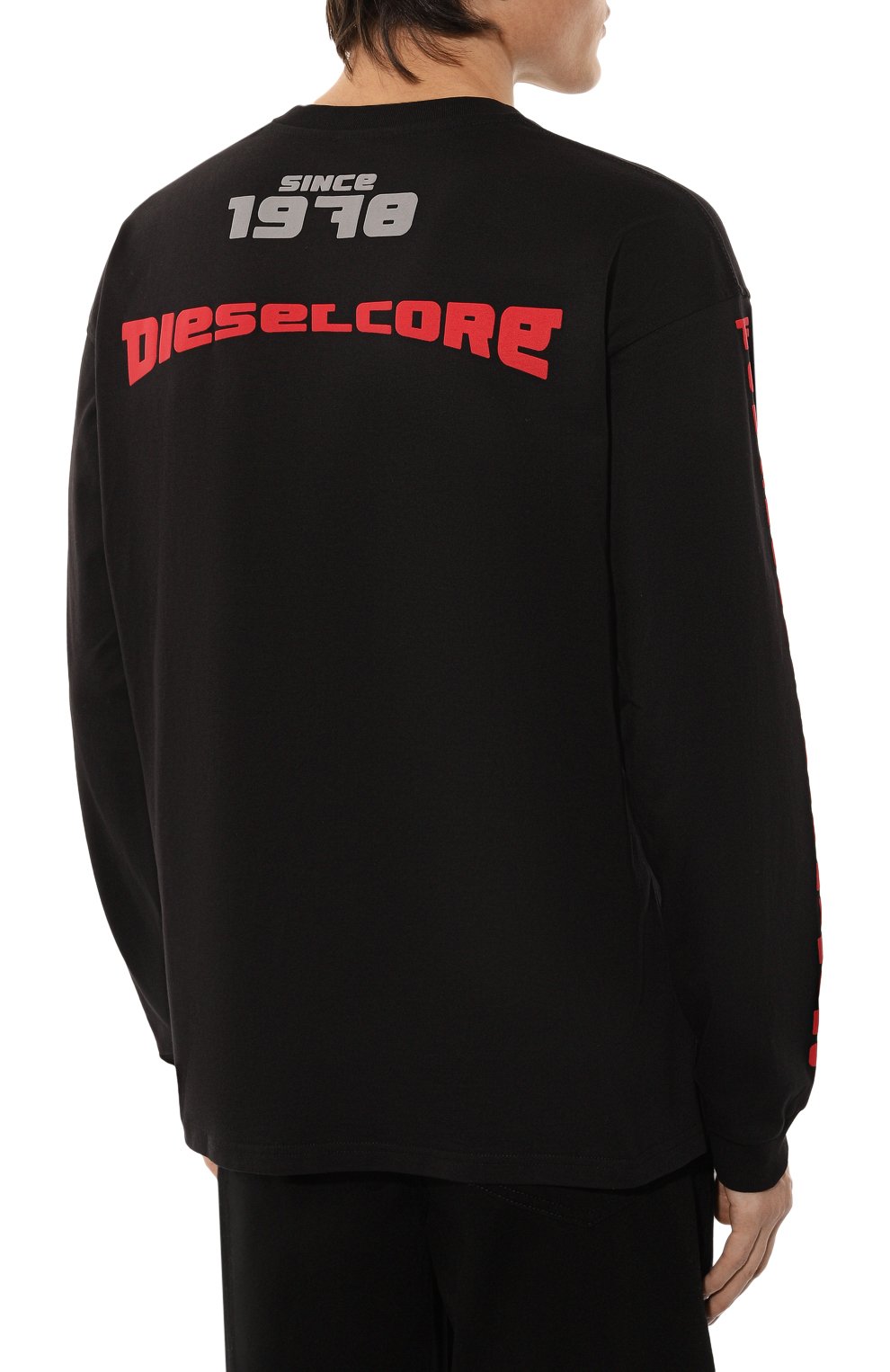 Хлопковый лонгслив DIESEL, арт. A16491/0AKAK, фото 4