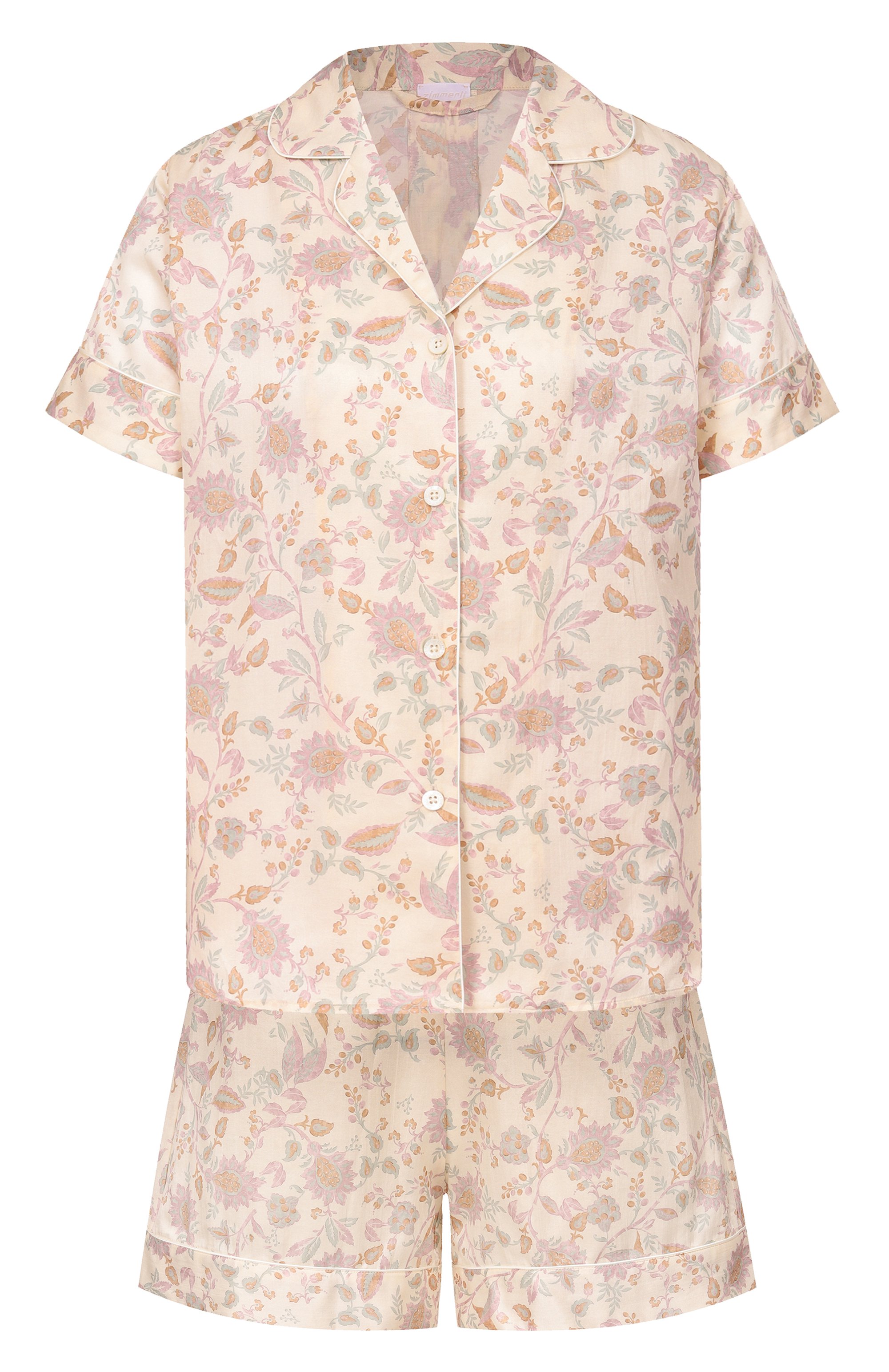 Пижама из хлопка и шелка ZIMMERLI бежевого цвета по цене 42950 руб., арт. 5147-11102, фото 1 Пижама из хлопка и шелка ZIMMERLI, арт. 5147-11102, фото 1