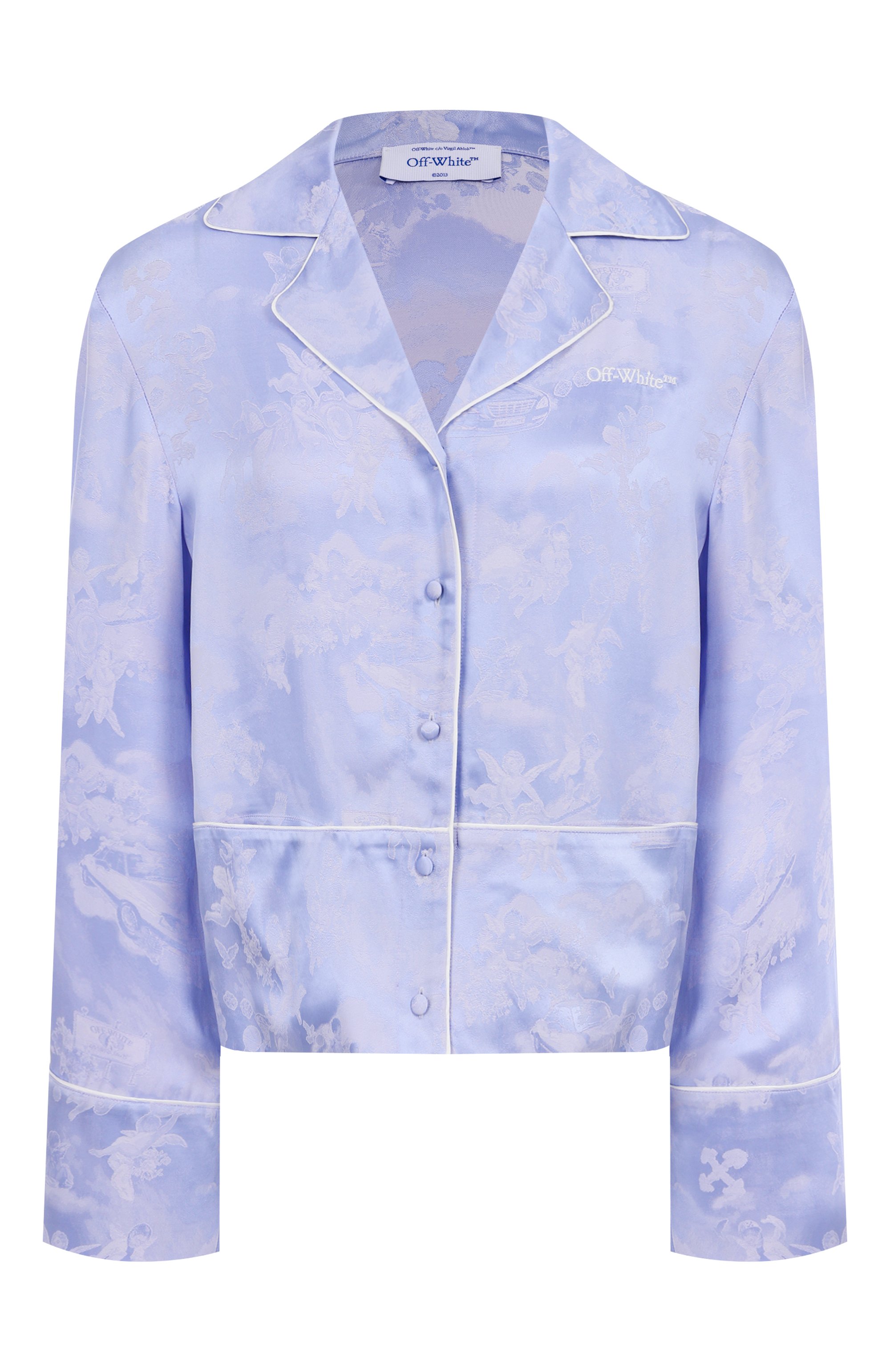 Атласная рубашка OFF-WHITE, арт. 0WGE028S25FAB0024201, фото 1