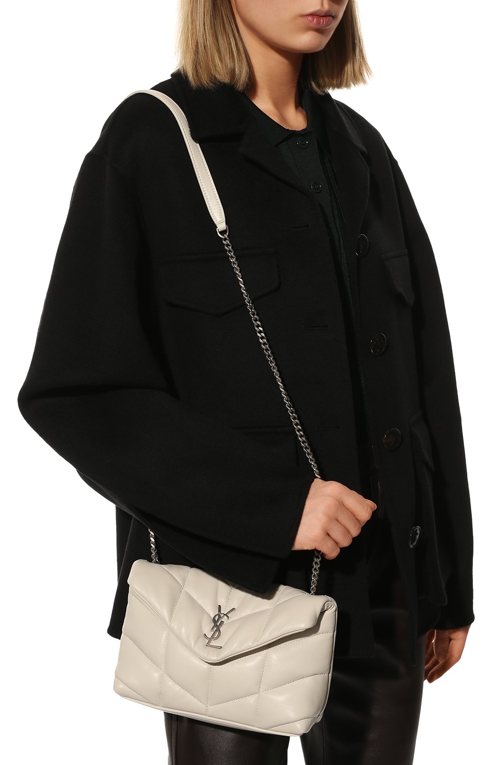 Сумка puffer loulou mini SAINT LAURENT, арт. 620333/1EL00, фото 2