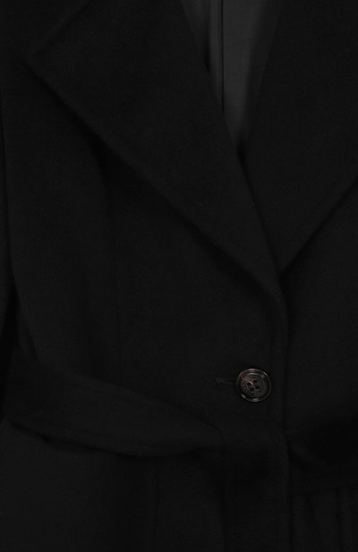 Шерстяное пальто MAX&CO черного цвета по цене 49150 руб., арт. MX0001-MX052, фото 3 Шерстяное пальто MAX&CO, арт. MX0001-MX052, фото 3