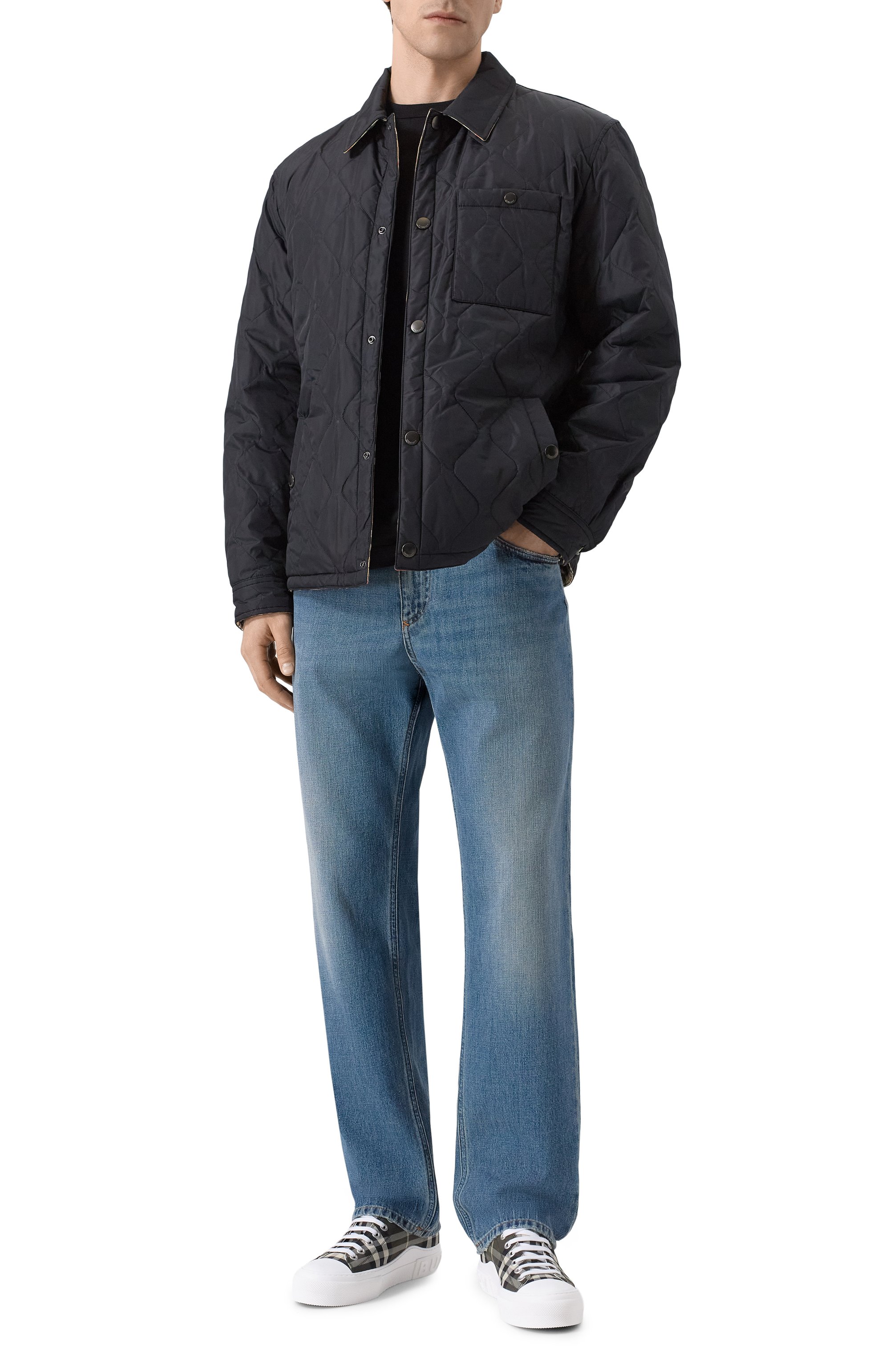 Текстильные кеды BURBERRY, арт. 8118854, фото 2