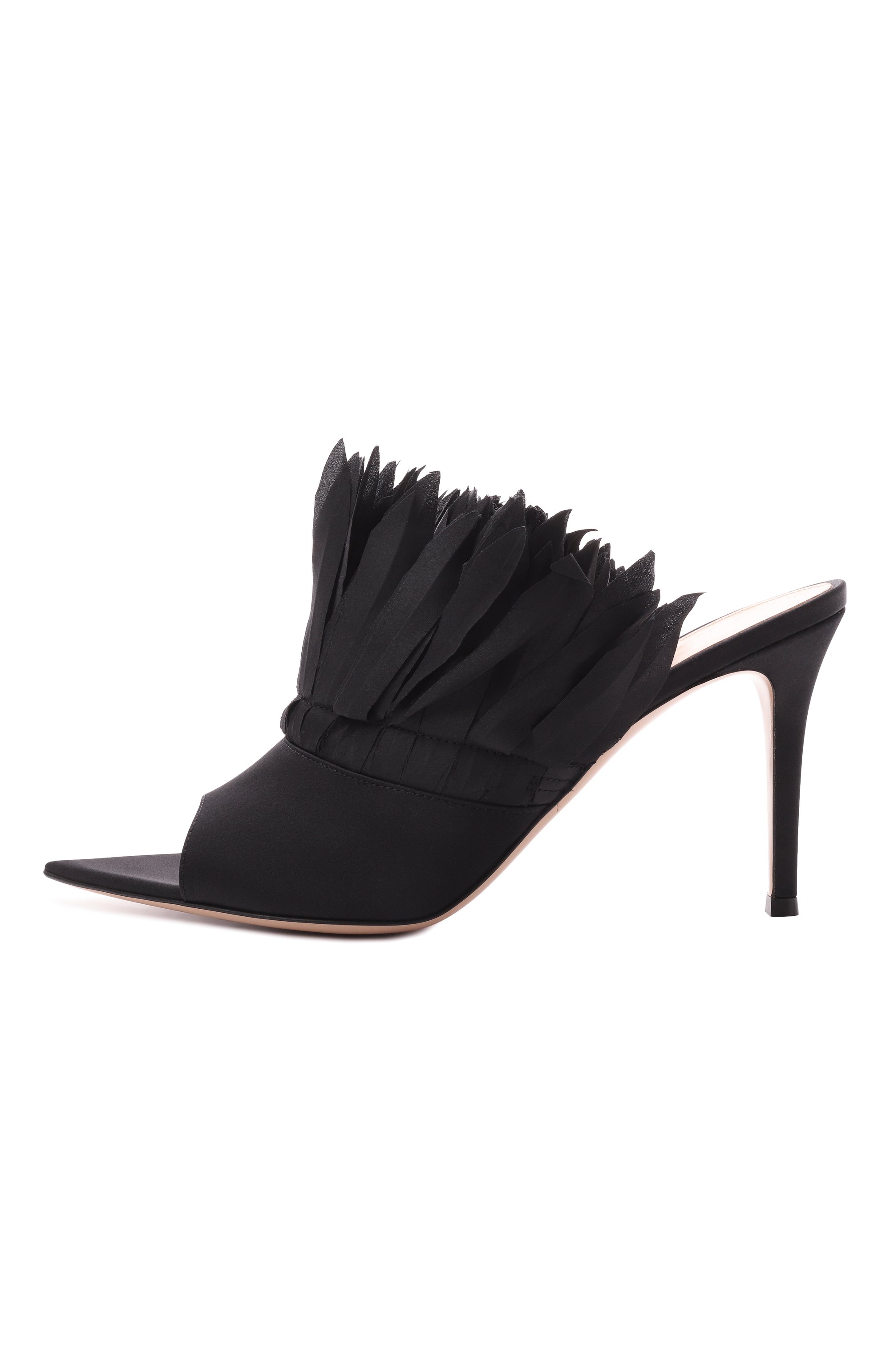 Текстильные мюли daniah GIANVITO ROSSI, арт. G10047.85RIC.CTZNER0, фото 4