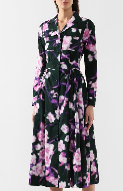Хлопковое платье DRIES VAN NOTEN, арт. 191-11071-7100, фото 3