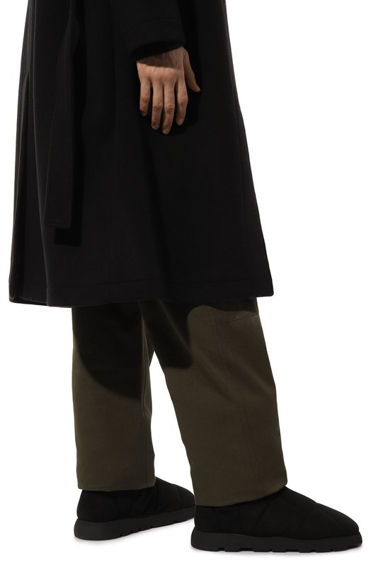 Текстильные сапоги Piumestudio Чёрный, фото 3