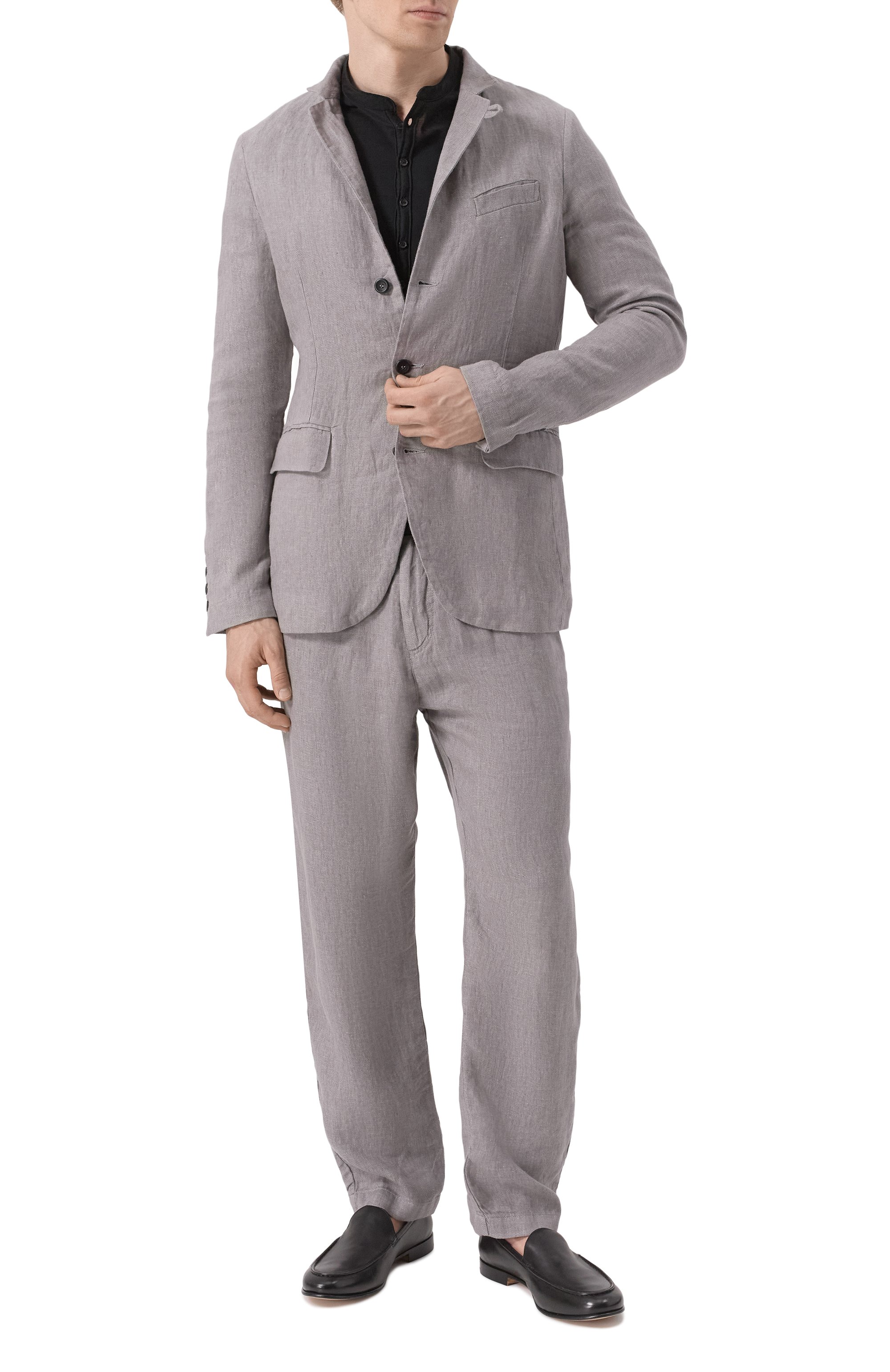 Льняные брюки HANNES ROETHER, арт. PA21PER.6048/, фото 2