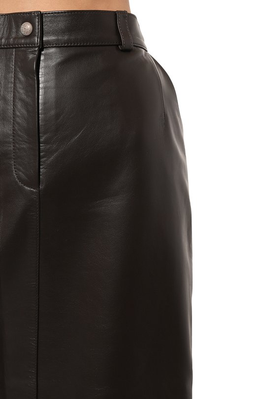 Кожаная юбка Noble&Brulee NB97/250724/1 Коричневый  NB97/250724/1 Фото 5