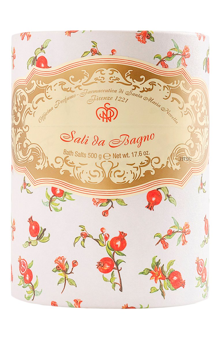 Соль для ванн (500g) SANTA MARIA NOVELLA бесцветного цвета, арт. SMN3232706 | Фото 1 (Нос: Не проставлено; Региональные ограничения бе�лый список (Axapta Mercury): Не проставлено; Тип продукта: Соли; Назначение: Для тела; Unisex: Unisex; Косметика кросс-кт: Уход У)