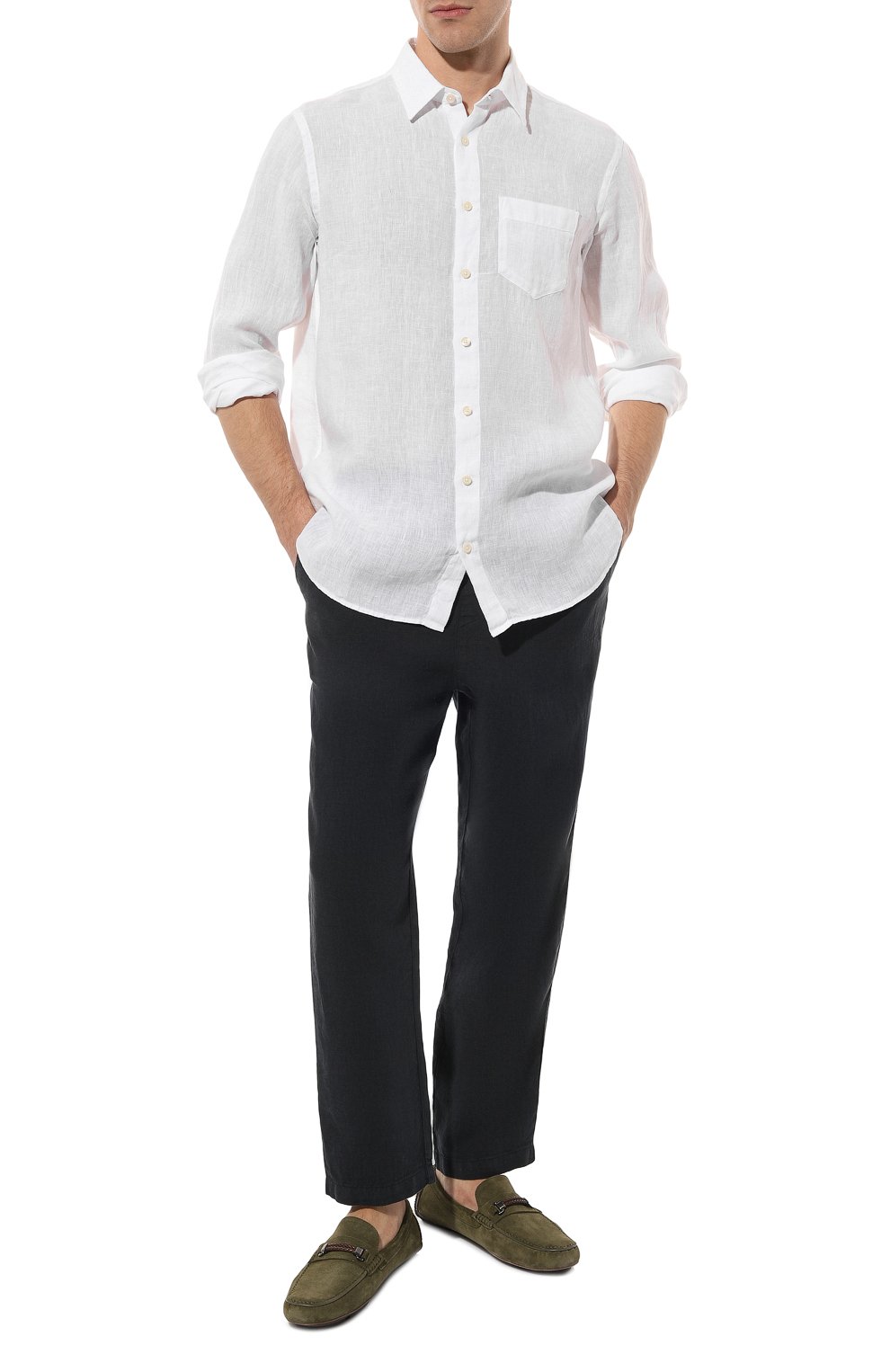 Льняные брюки 120% LINO, арт. 31ALIM29CK/0000253/000, фото 2