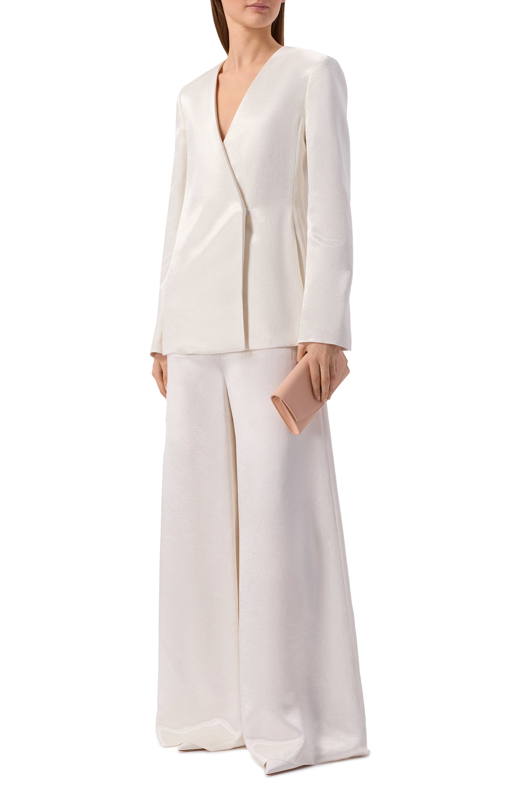 Брюки BOSS белого цвета по цене 35250 руб., арт. 50558309, фото 2 Брюки BOSS, арт. 50558309, фото 2