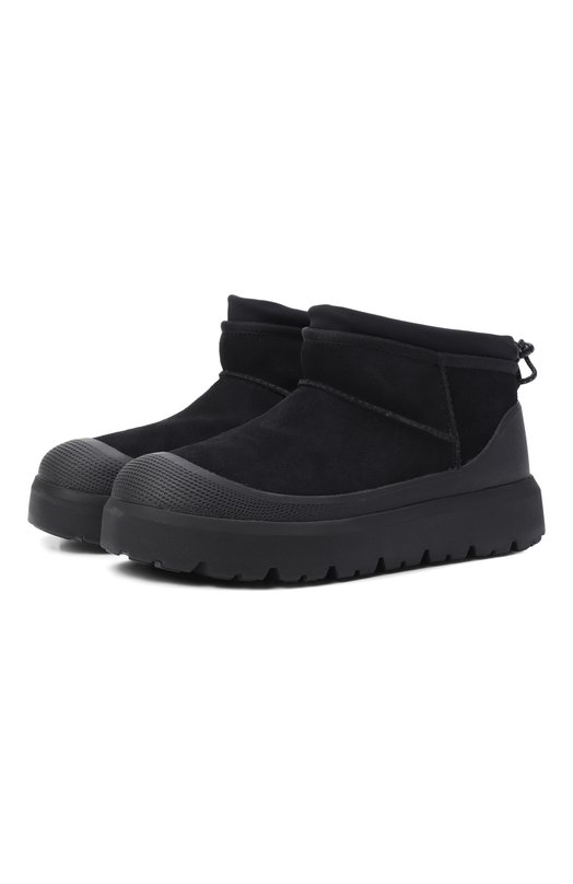 Комбинированные сапоги Classic Ultra Mini UGG 1174196 Чёрный 1174196