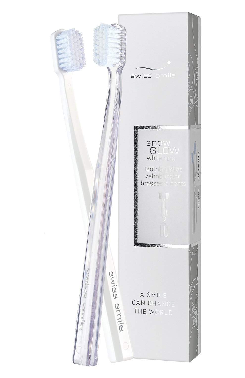 Набор отбеливающих зубных щёток snow white SWISS SMILE, арт. 7640131976053, фото 1