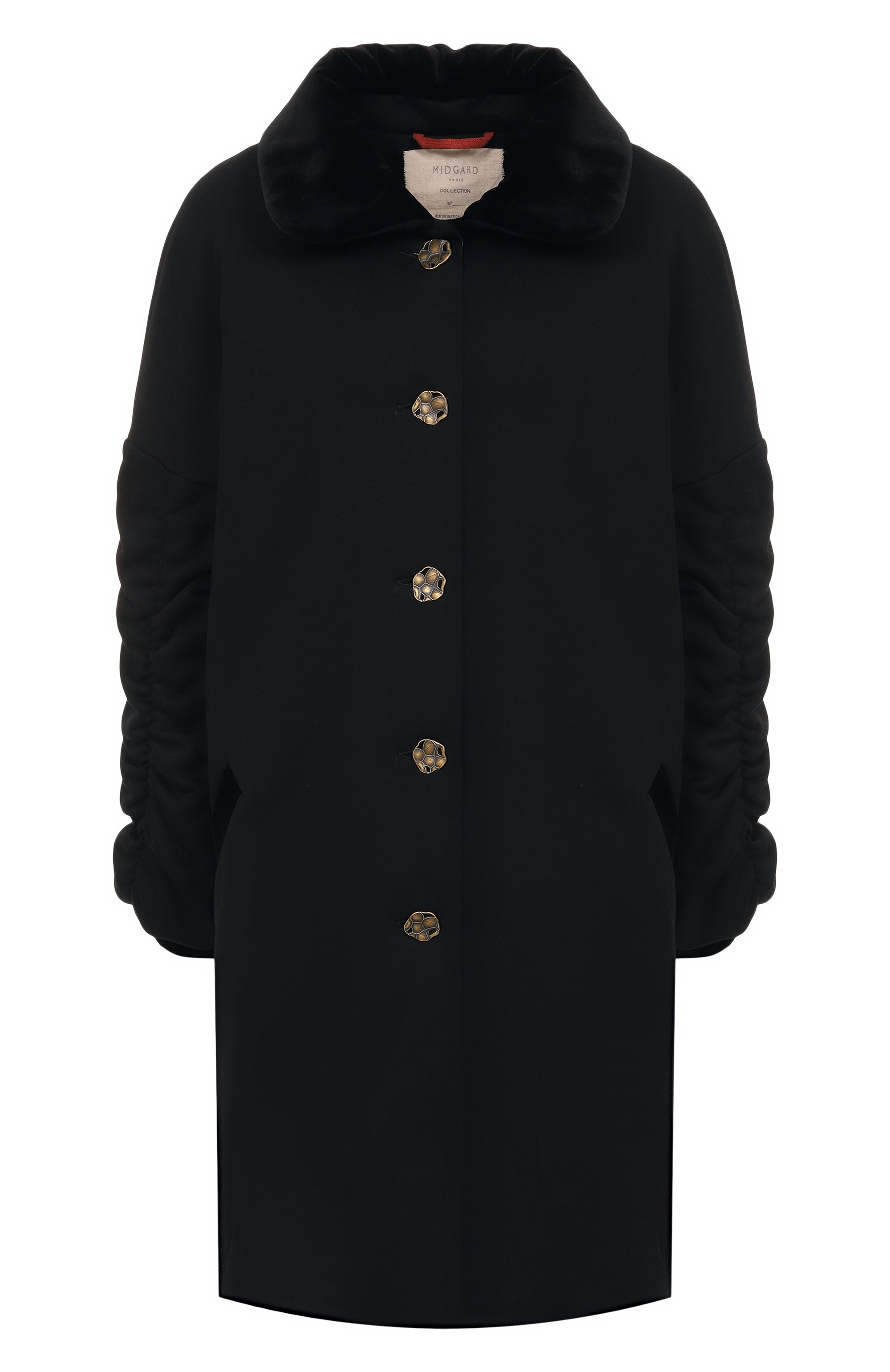 Пальто из хлопка и льна MIDGARD PARIS, арт. CT37CN-OS-BK, фото 1