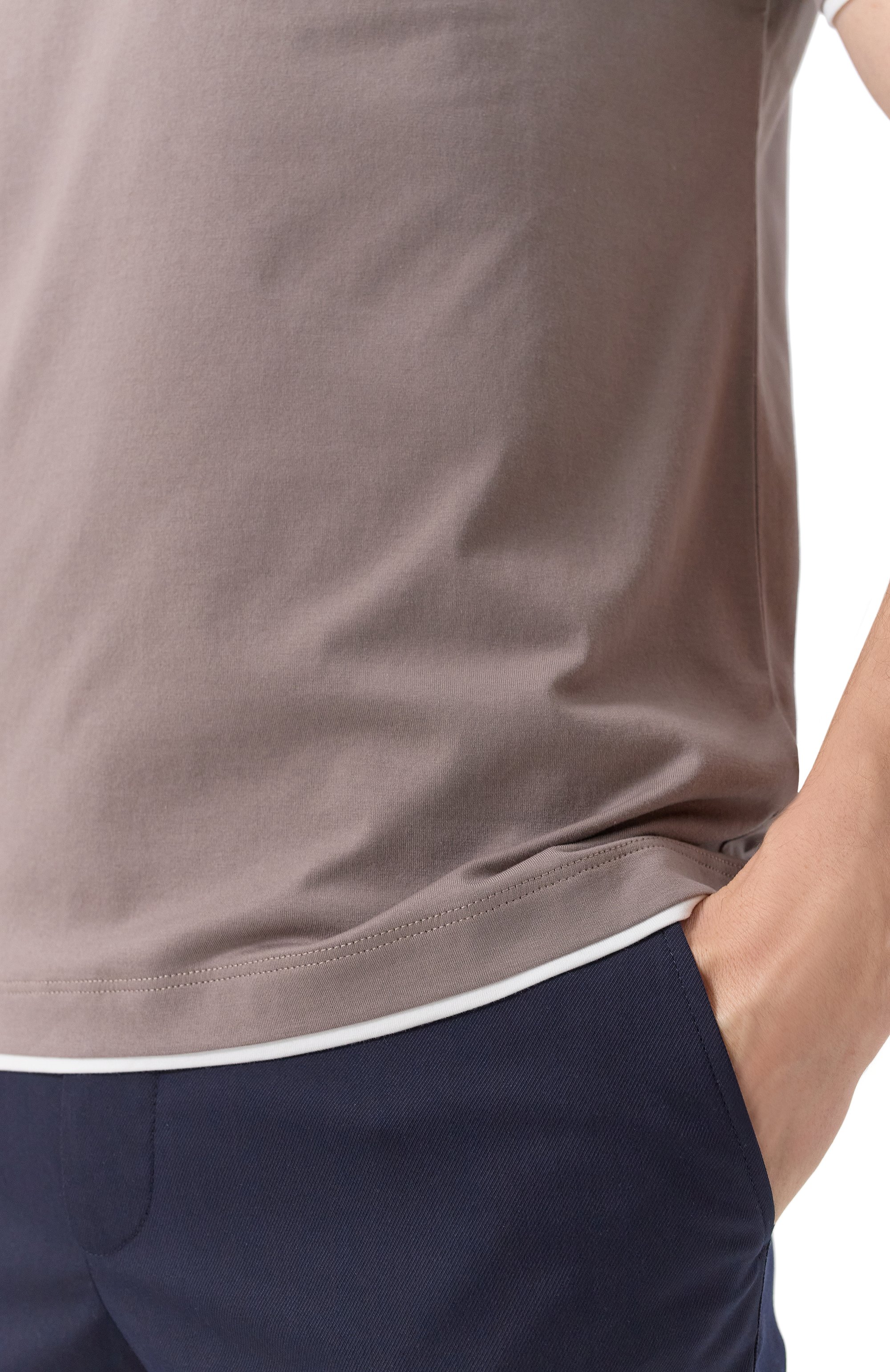 Хлопковая футболка BRUNELLO CUCINELLI, арт. M0B137427, фото 5