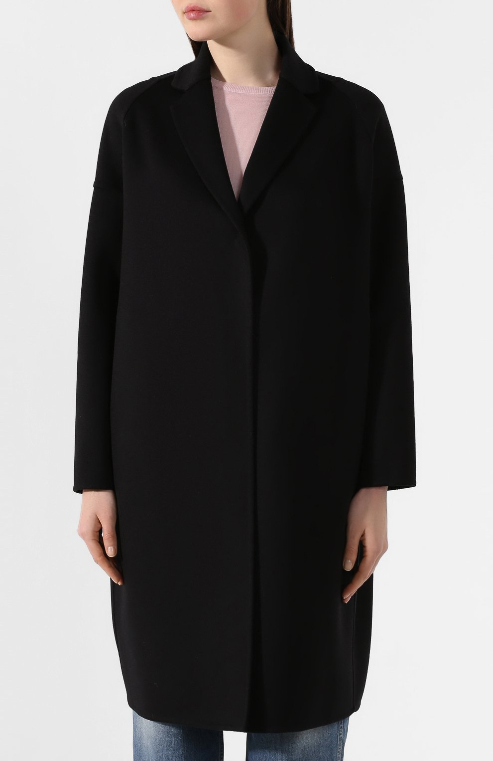 Шерстяное пальто STELLA MCCARTNEY черного цвета по цене 165000 руб., арт. 573928/SMB09, фото 3 Шерстяное пальто STELLA MCCARTNEY, арт. 573928/SMB09, фото 3