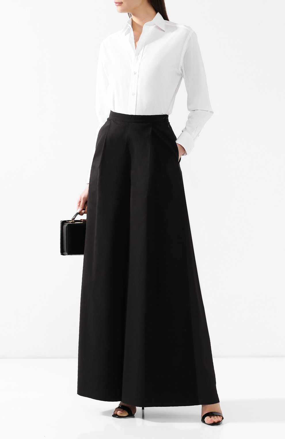 Брюки из смеси хлопка и льна RALPH LAUREN, арт. 290748310, фото 2