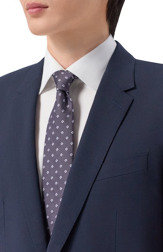 Галстук BOSS 50560857 Фиолетовый  50560857 Фото 2