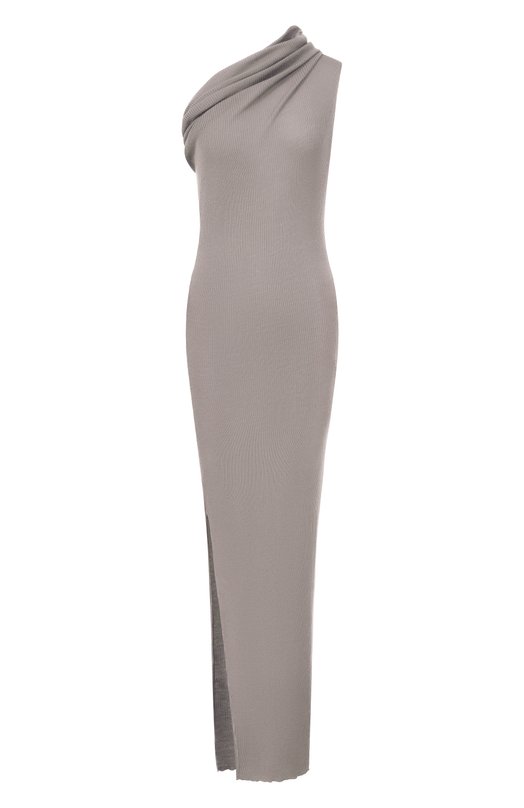 Шерстяное платье Rick Owens RP01F6627/RIBM Серый RP01F6627/RIBM