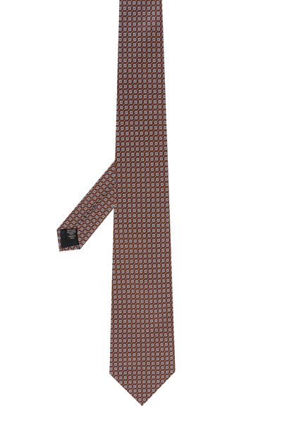 Шелковый галстук с узором ZEGNA, арт. Z3D15/1XW, фото 2
