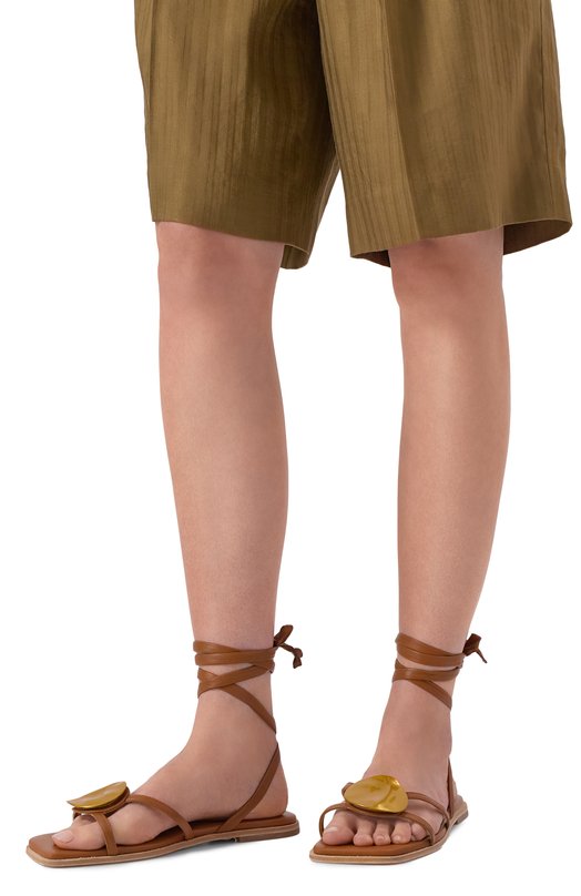 Кожаные сандалии Vic Matie 1K5206D_G42H060321 Коричневый  1K5206D_G42H060321 Фото 2