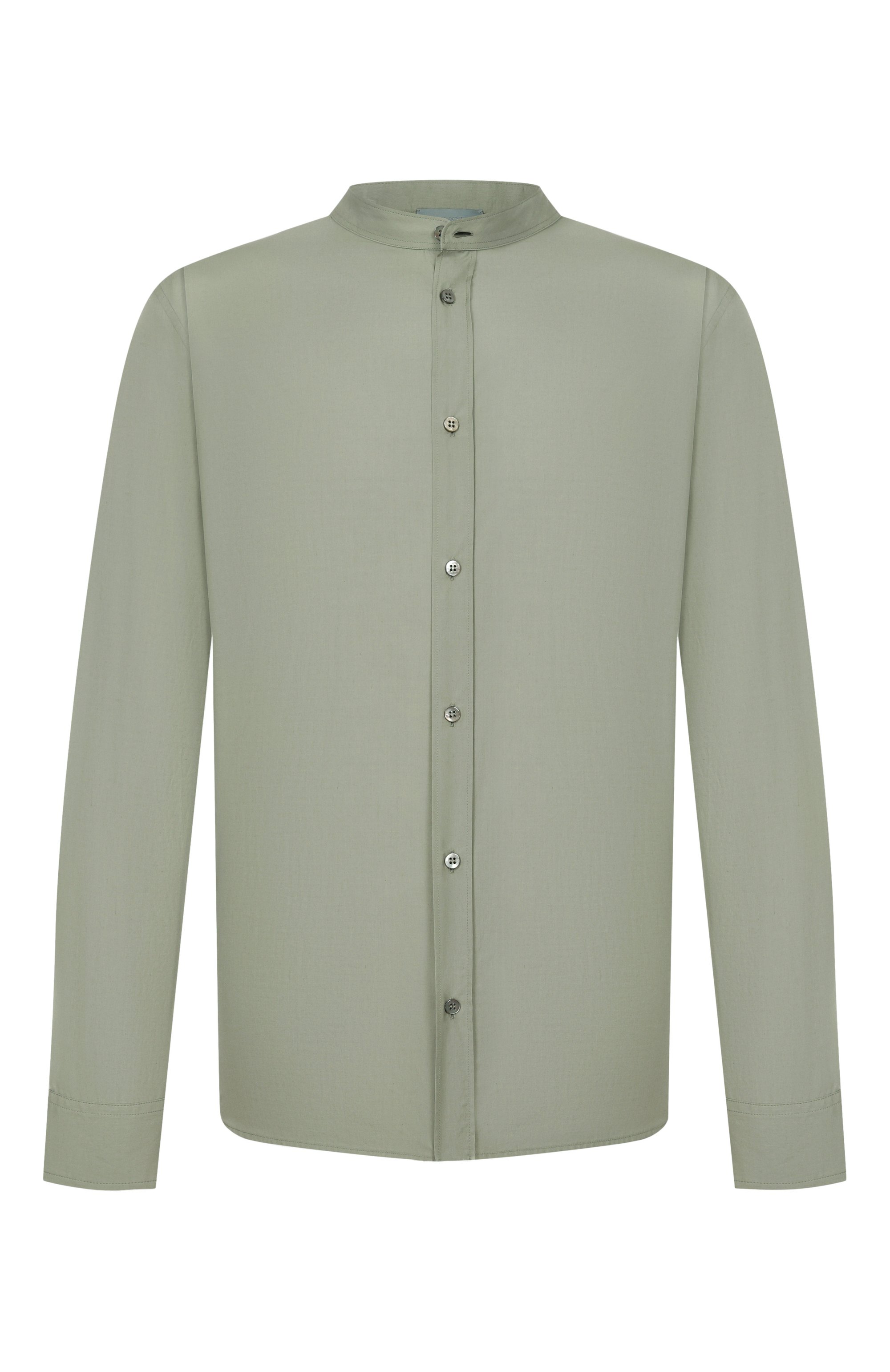 Хлопковая рубашка MVST хаки цвета по цене 89950 руб., арт. M26.2PM.B008/F080, фото 1 Хлопковая рубашка MVST, арт. M26.2PM.B008/F080, фото 1