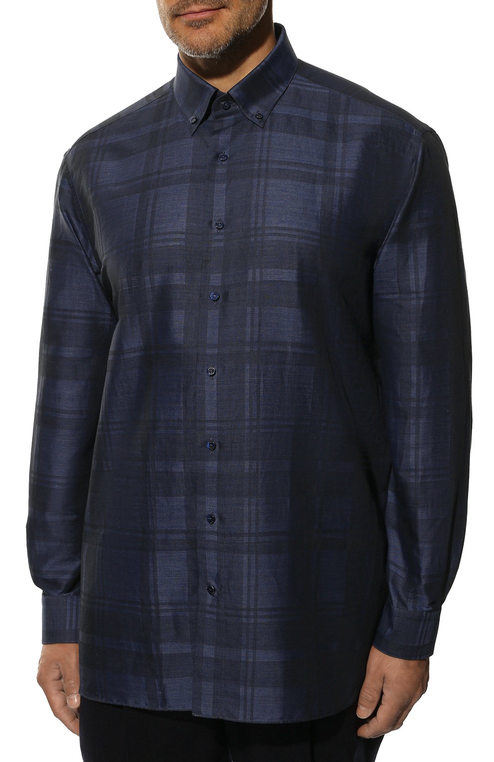 Рубашка изо льна и хлопка ZILLI, арт. MFX-21094-599/ZS110, фото 3