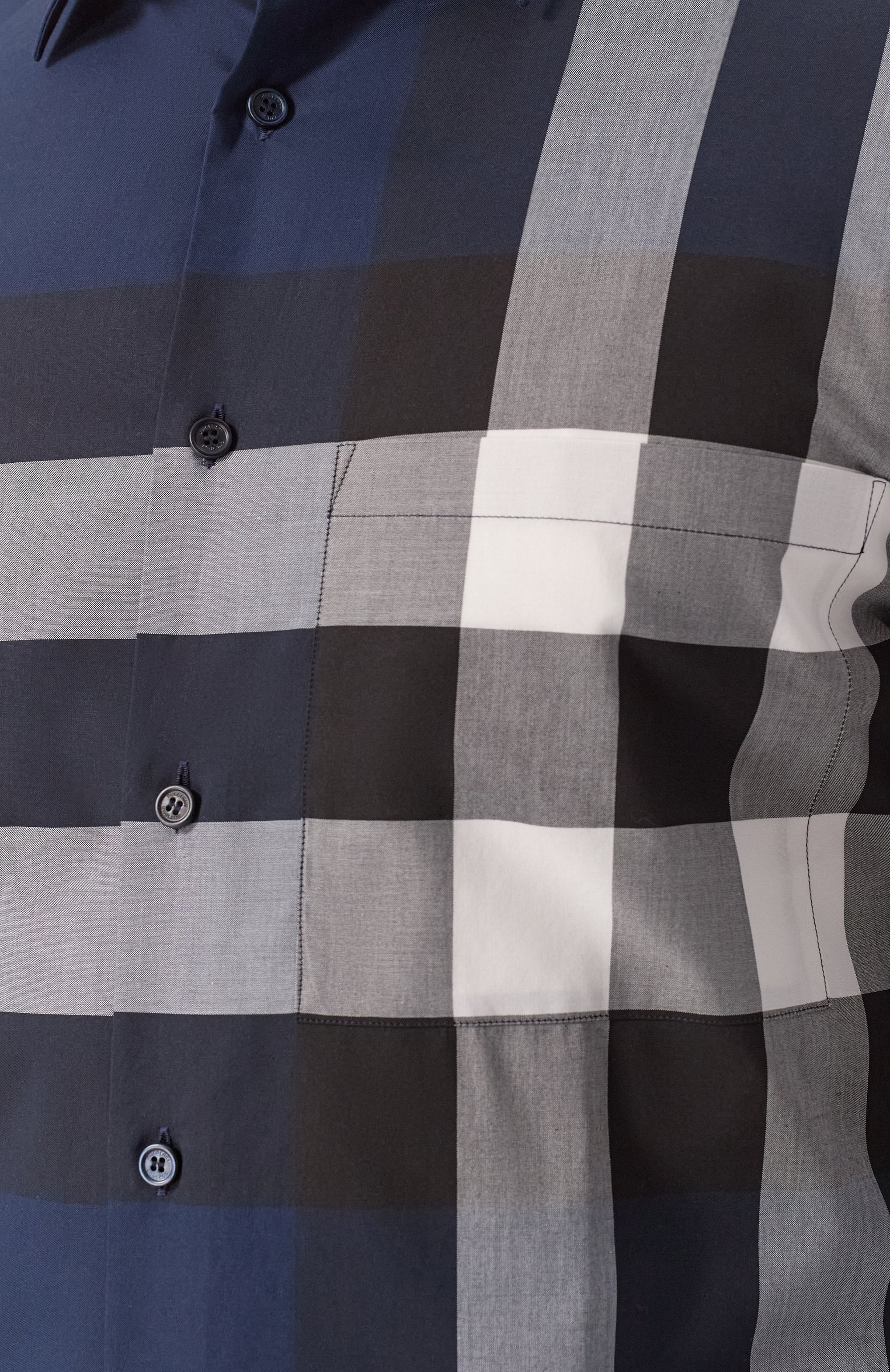 Хлопковая рубашка BURBERRY, арт. 8073216, фото 5