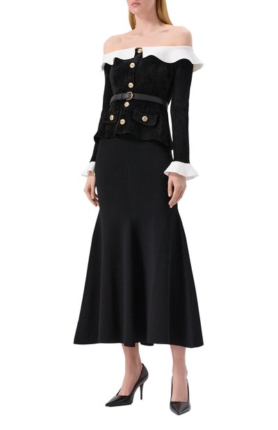 Комбинированное платье SELF-PORTRAIT, арт. RS25085MA, фото 3