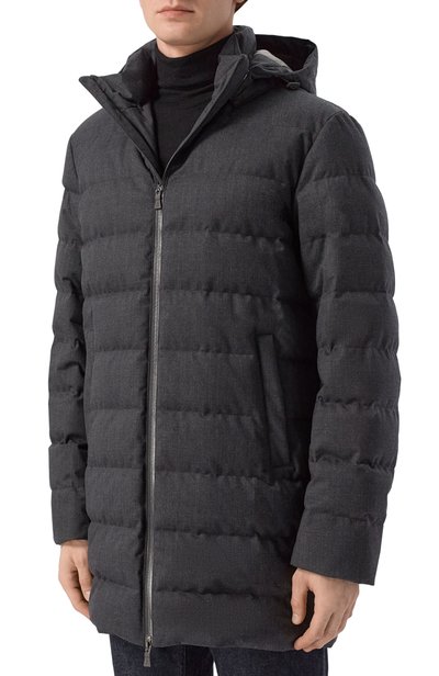Пуховик из шерсти и вискозы HERNO, арт. PI001399U/33529, фото 3