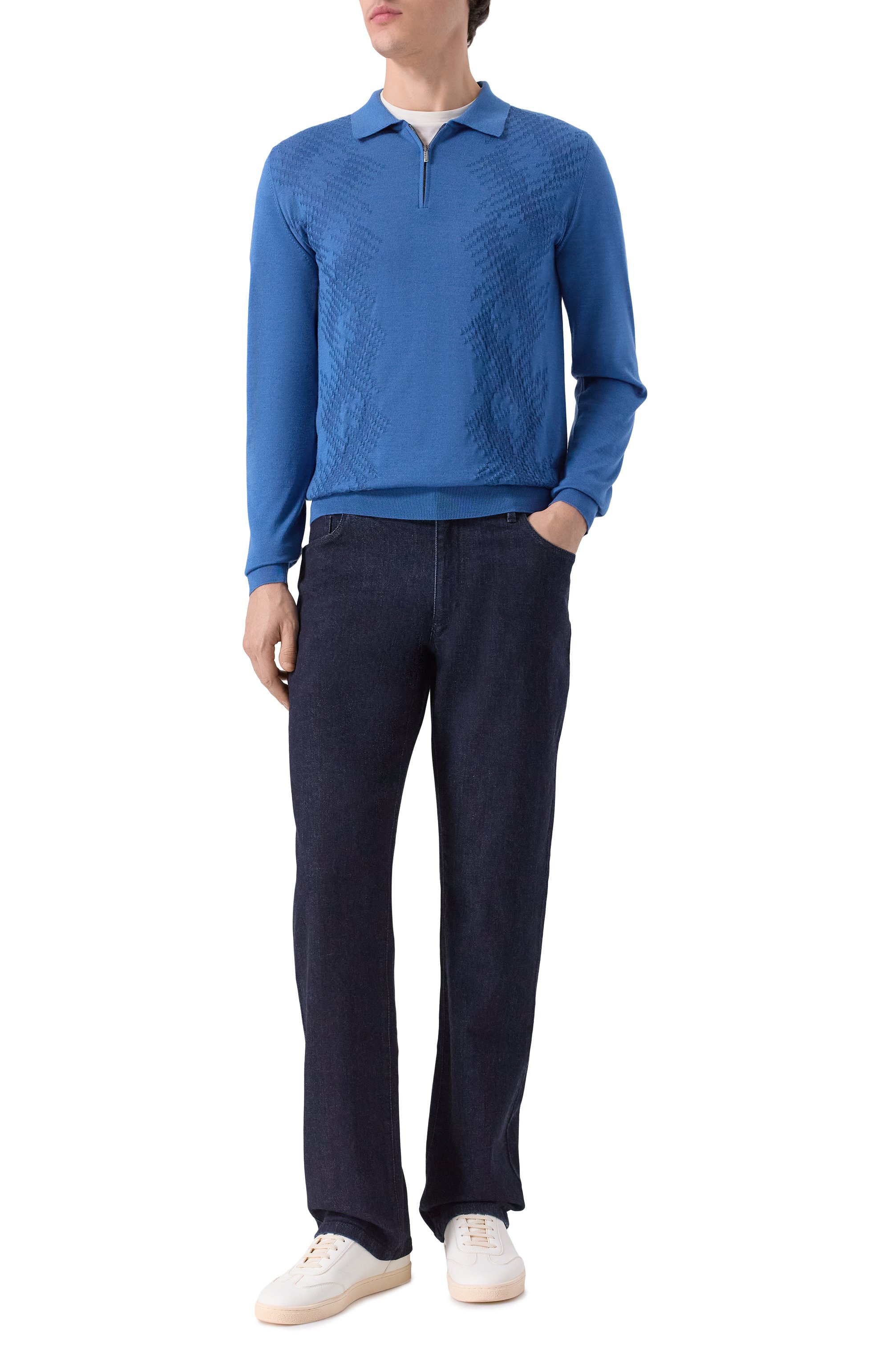 Поло из кашемира и шелка ZILLI, арт. KZP001M0330VRARU0, фото 2