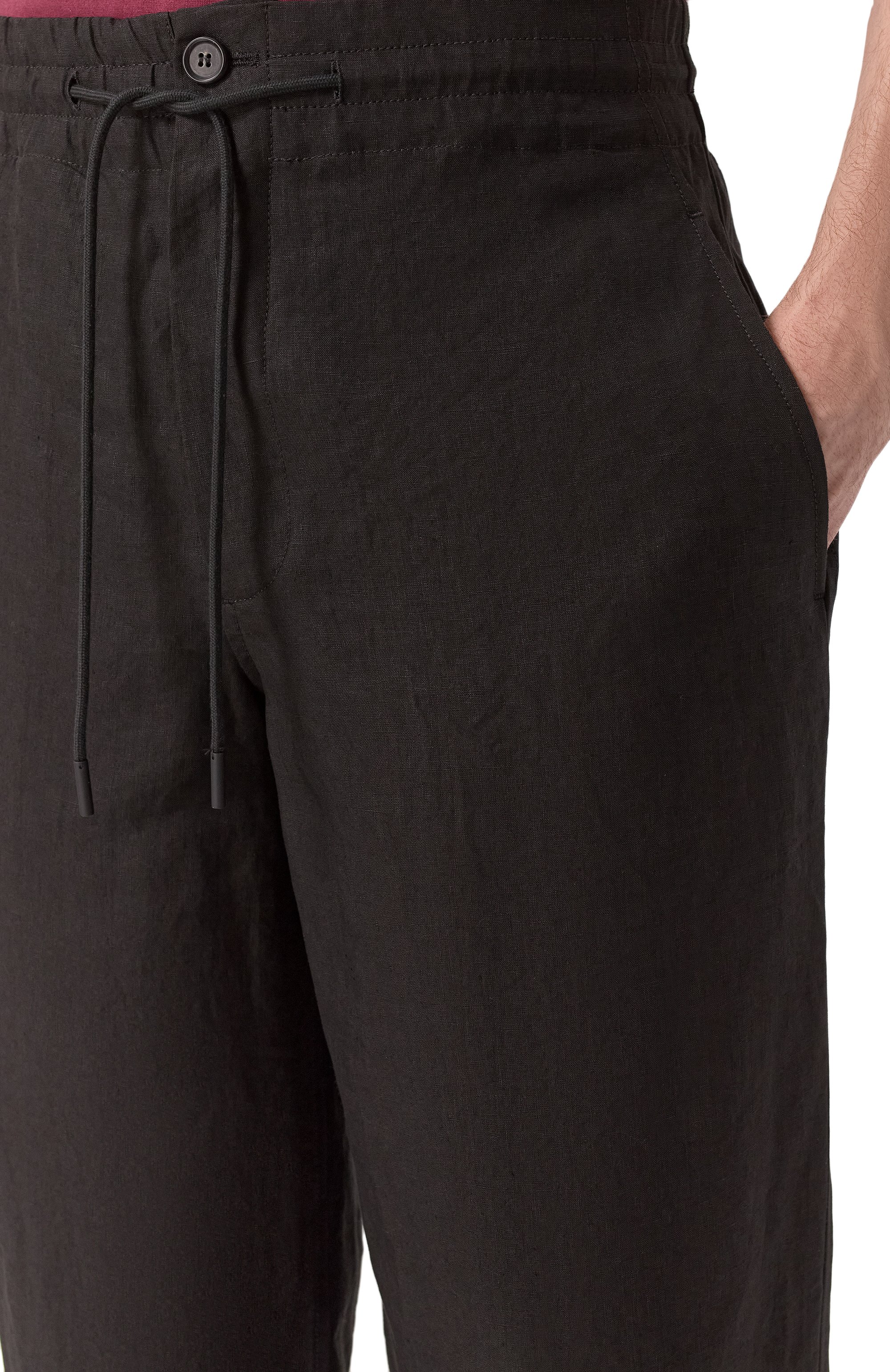 Льняные брюки BURBERRY, арт. 8106782, фото 5