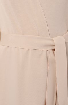 Женский халат ZIMMERLI кремвого цвета, арт. 762-55502 | Фото 5 (Материал внешний: Синтетический материал; Материал сплава: Проставлено; Нос: Не проставлено)