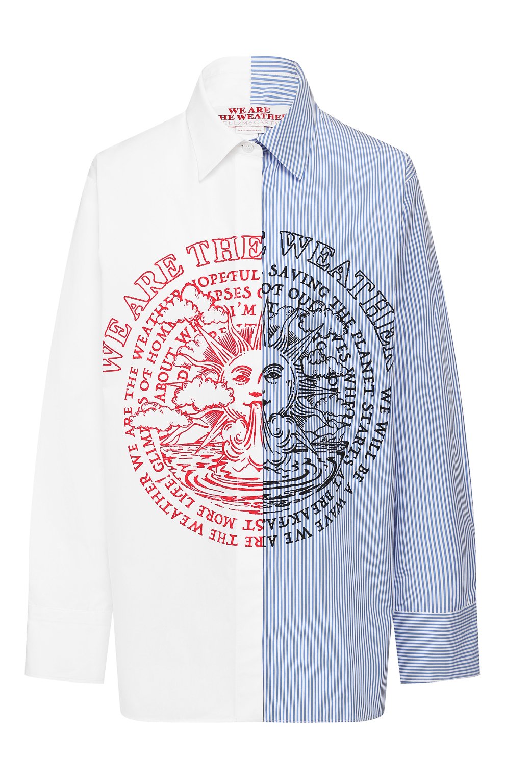 Хлопковая рубашка STELLA MCCARTNEY белого цвета по цене 41650 руб., арт. 600250/SMA90, фото 1 Хлопковая рубашка STELLA MCCARTNEY, арт. 600250/SMA90, фото 1