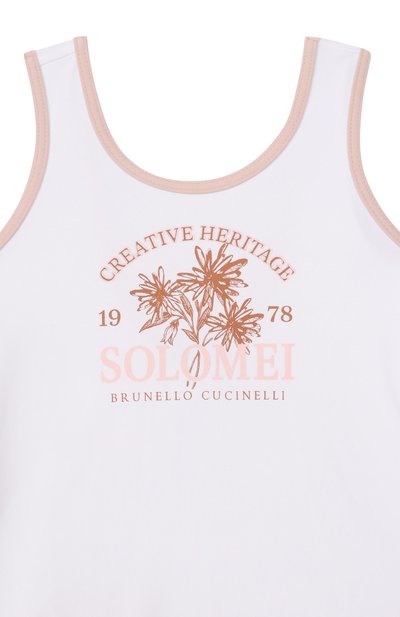 Слитный купальник BRUNELLO CUCINELLI белого цвета по цене 34950 руб., арт. BQ965H402C, фото 3 Слитный купальник BRUNELLO CUCINELLI, арт. BQ965H402C, фото 3