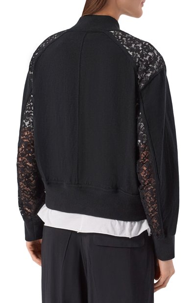 Хлопковая толстовка UNDERCOVER черного цвета по цене 69950 руб., арт. UP1F1206, фото 4 Хлопковая толстовка UNDERCOVER, арт. UP1F1206, фото 4