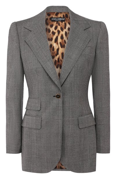 Женский шерстяной жакет DOLCE & GABBANA, арт. F29CKT/FQBBK