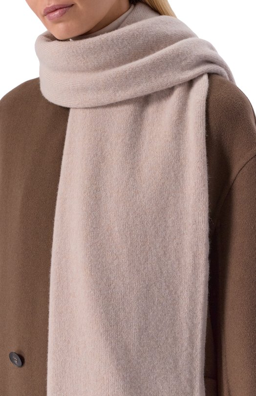 Шарф Luna из шерсти и кашемира Canoe 4504853 Бежевый  4504853 Фото 2
