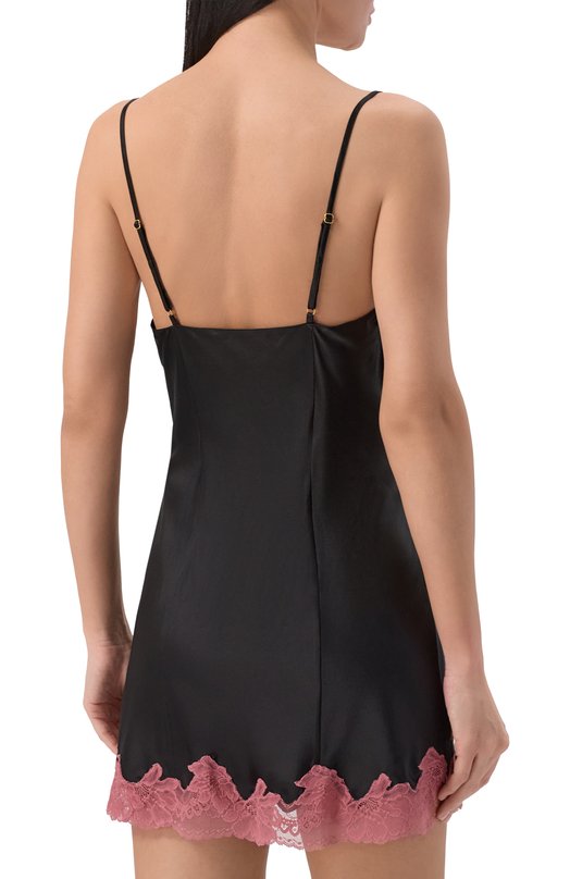 Сорочка из шелка и вискозы Marjolaine 4BON0102 Чёрный  4BON0102 Фото 3
