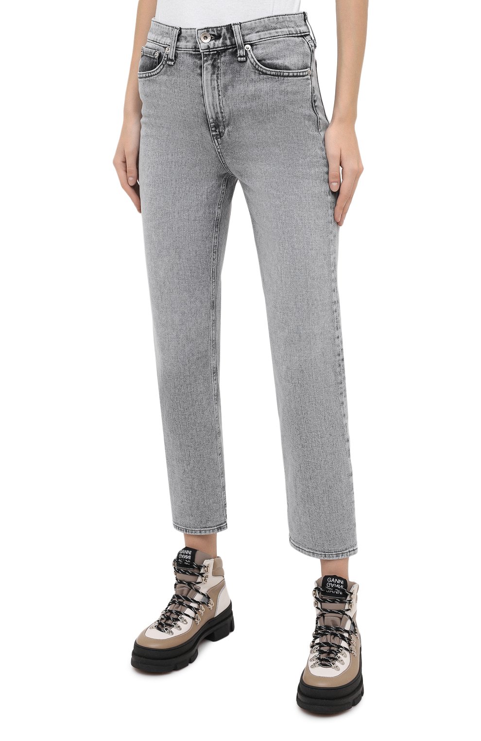 Джинсы RAG AND BONE серого цвета по цене 24300 руб., арт. WDD20P2647C2DT, фото 3 Джинсы RAG AND BONE, арт. WDD20P2647C2DT, фото 3