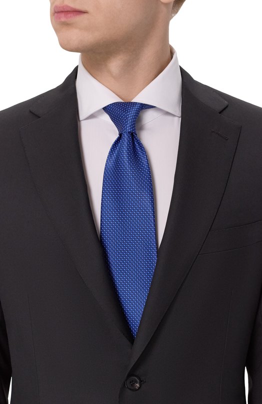 Шелковый галстук Stefano Ricci CXL/57000 Синий  CXL/57000 Фото 2