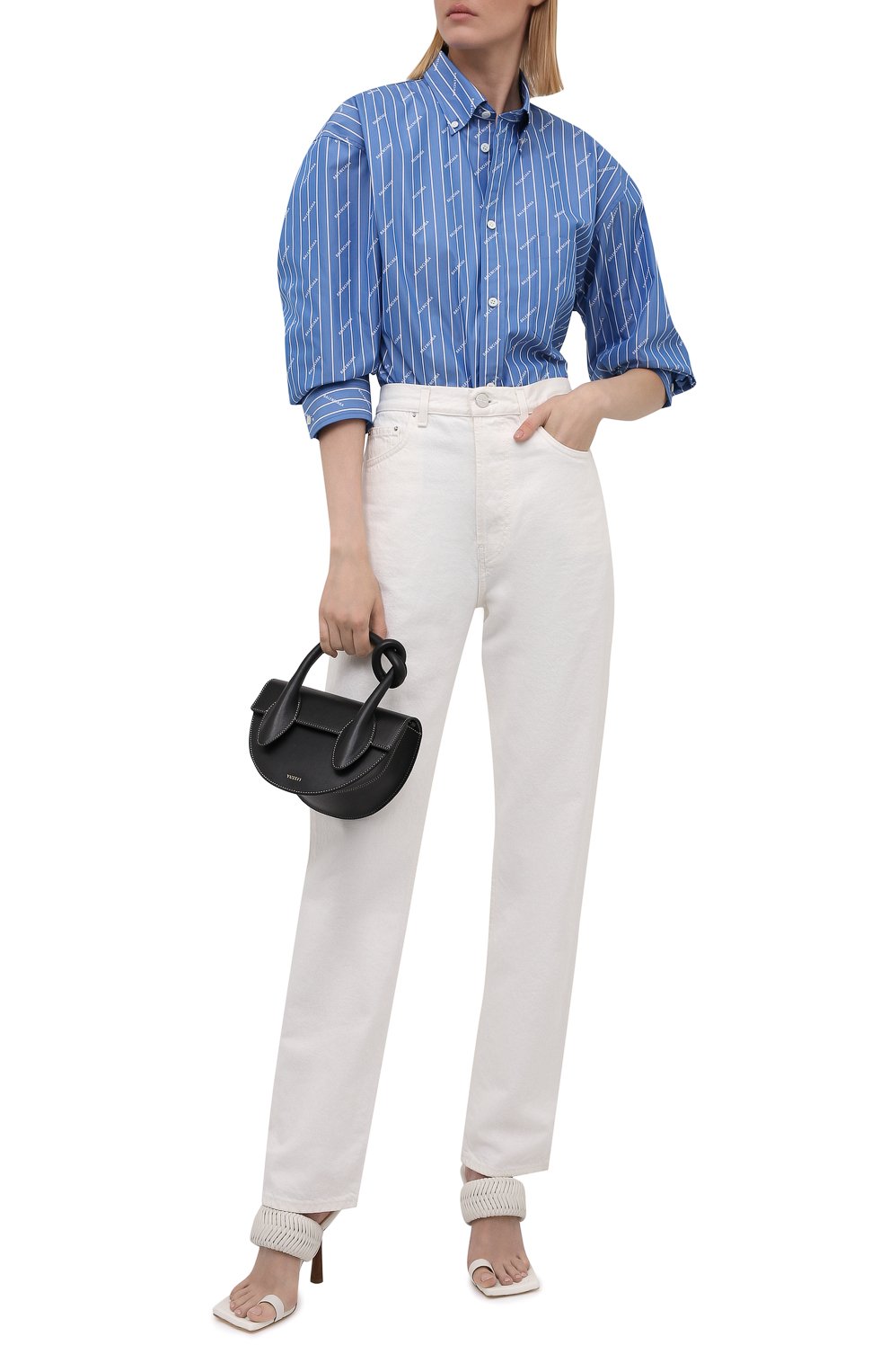 Хлопковая рубашка BALENCIAGA, арт. 658956/TGLB9, фото 2