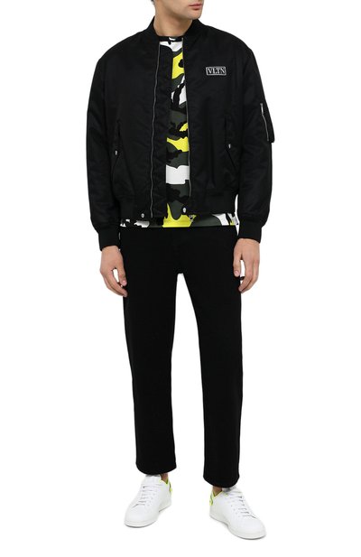 Хлопковая футболка VALENTINO, арт. UV3MG00W3M0, фото 2