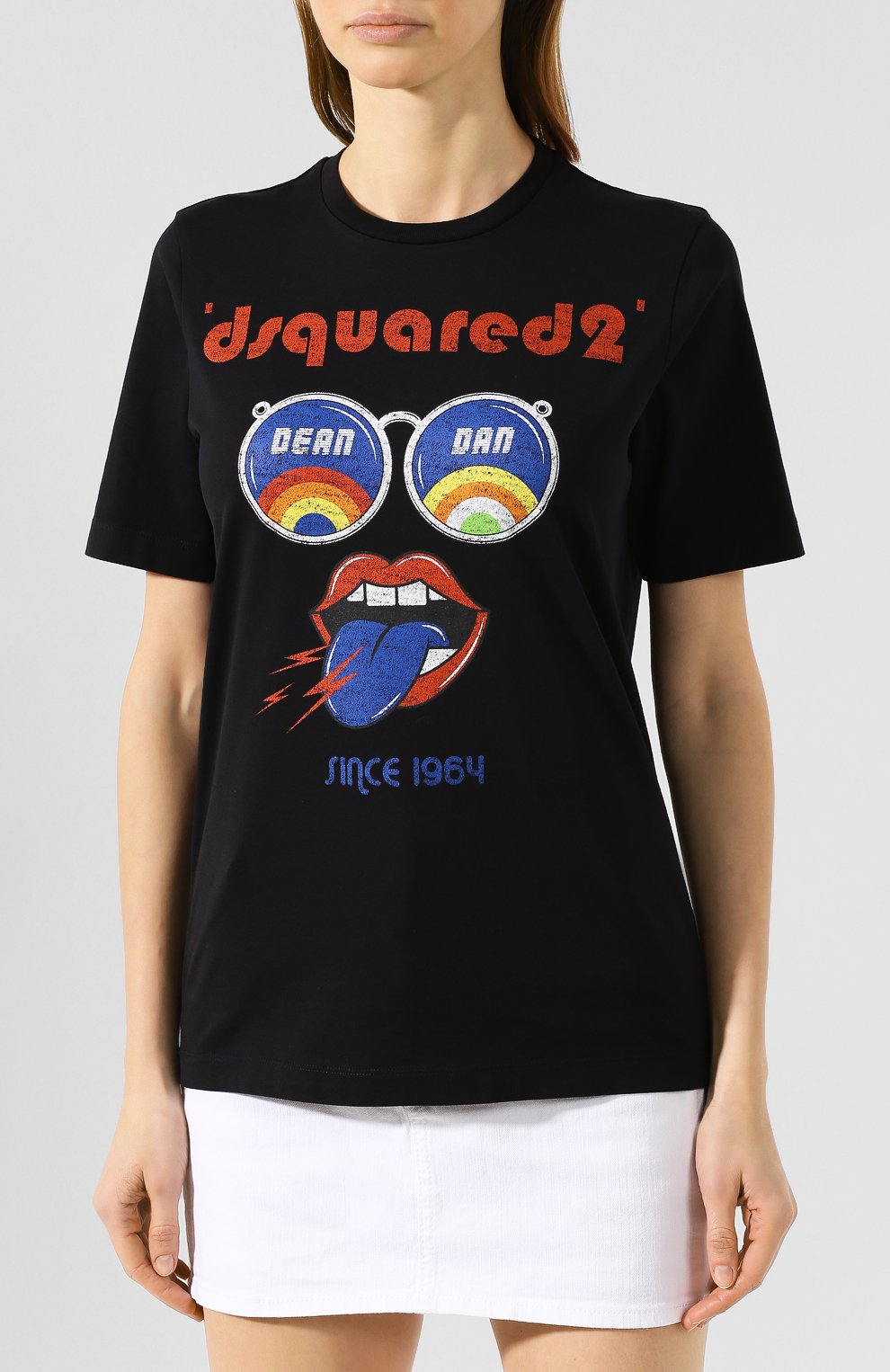 Хлопковая футболка DSQUARED2, арт. S72GD0235/S22844, фото 3