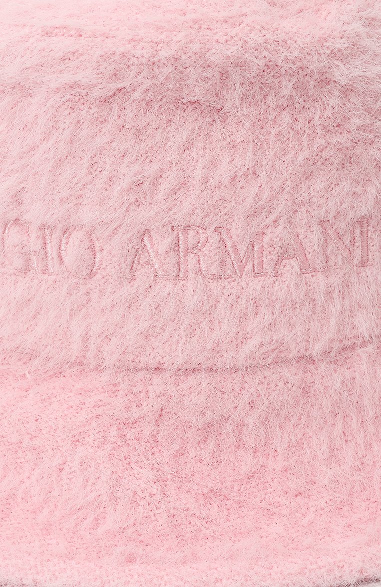 Женская панама GIORGIO ARMANI светло-розового цвета, арт. 797434/3F713 | Фото 4 (Нос: Не проставлено; Материал: Синтетический материал, Текстиль; Материал сплава: Проставлено)
