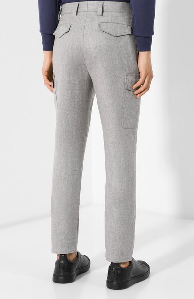 Шерстяные брюки-карго BRUNELLO CUCINELLI, арт. ME226E1890, фото 4