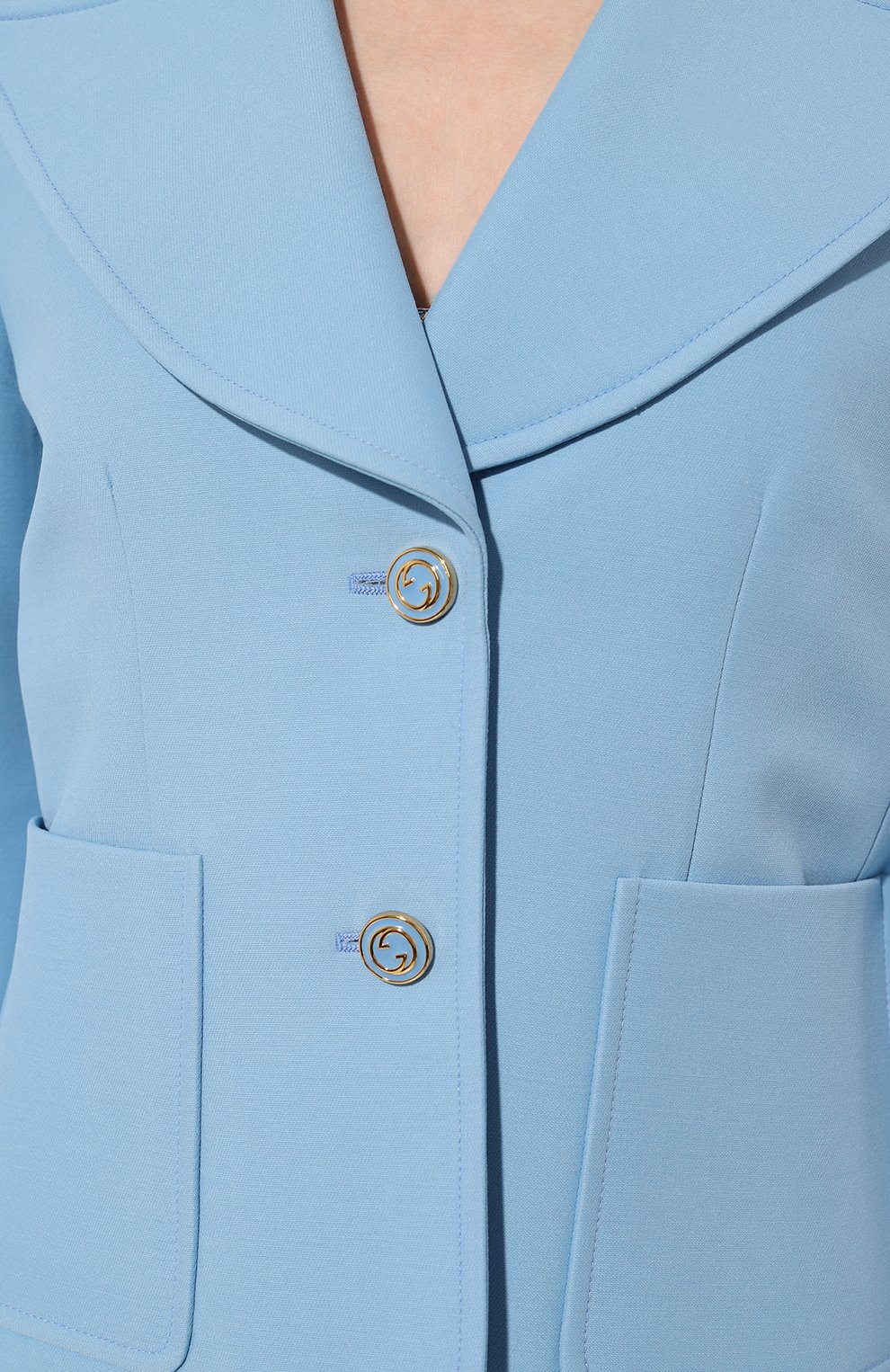 Жакет из шелка и шерсти GUCCI, арт. 623766 ZAD88, фото 5